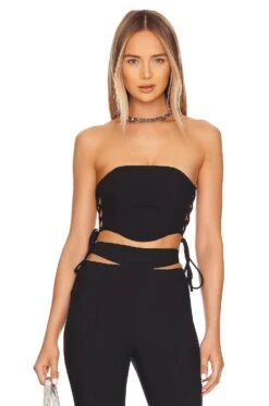 Camila Coelho Kyla Bustier Black 12 Camila Coelho Kyla Bustier Black -Camila coelho Sales COEL WS290 V1 1