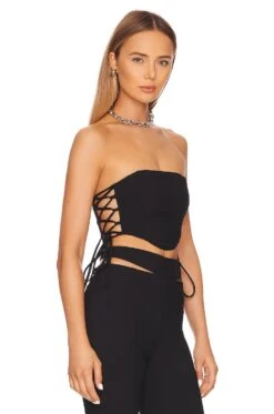 Camila Coelho Kyla Bustier Black 9 Camila Coelho Kyla Bustier Black -Camila coelho Sales COEL WS290 V2