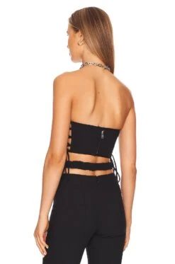 Camila Coelho Kyla Bustier Black 10 Camila Coelho Kyla Bustier Black -Camila coelho Sales COEL WS290 V3