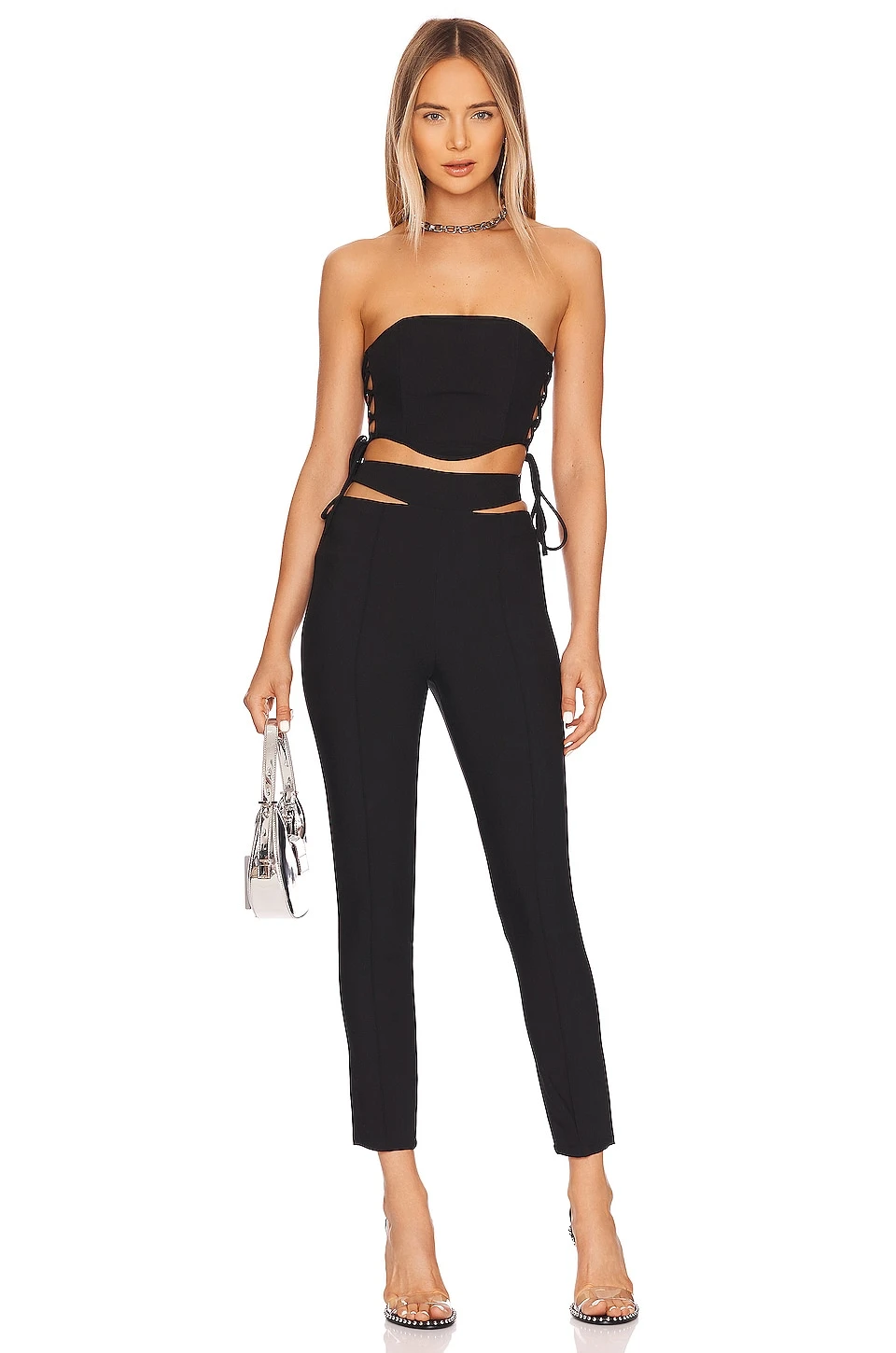 Camila Coelho Kyla Bustier Black 6 Camila Coelho Kyla Bustier Black - Image 4