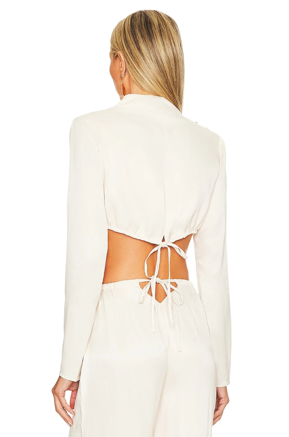 Camila Coelho Chelsie Crop Top Sand 5 Camila Coelho Chelsie Crop Top Sand - Image 3