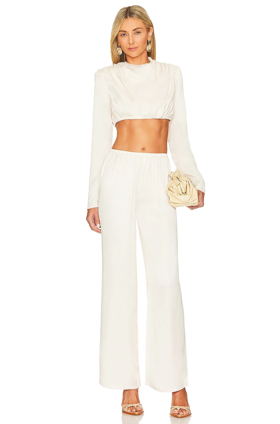 Camila Coelho Chelsie Crop Top Sand 6 Camila Coelho Chelsie Crop Top Sand - Image 4