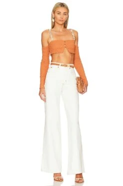 Camila Coelho Kimberly Top Ginger Orange 10 Camila Coelho Kimberly Top Ginger Orange -Camila coelho Sales COEL WS298 V4