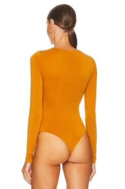 Camila Coelho Reyes Bodysuit Burnt Orange -Camila coelho Sales COEL WS304 V4