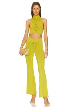 Camila Coelho Aviva Top Light Green -Camila coelho Sales COEL WS310 V4