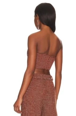 Camila Coelho Tamsin Corset Terracotta -Camila coelho Sales COEL WS317 V3