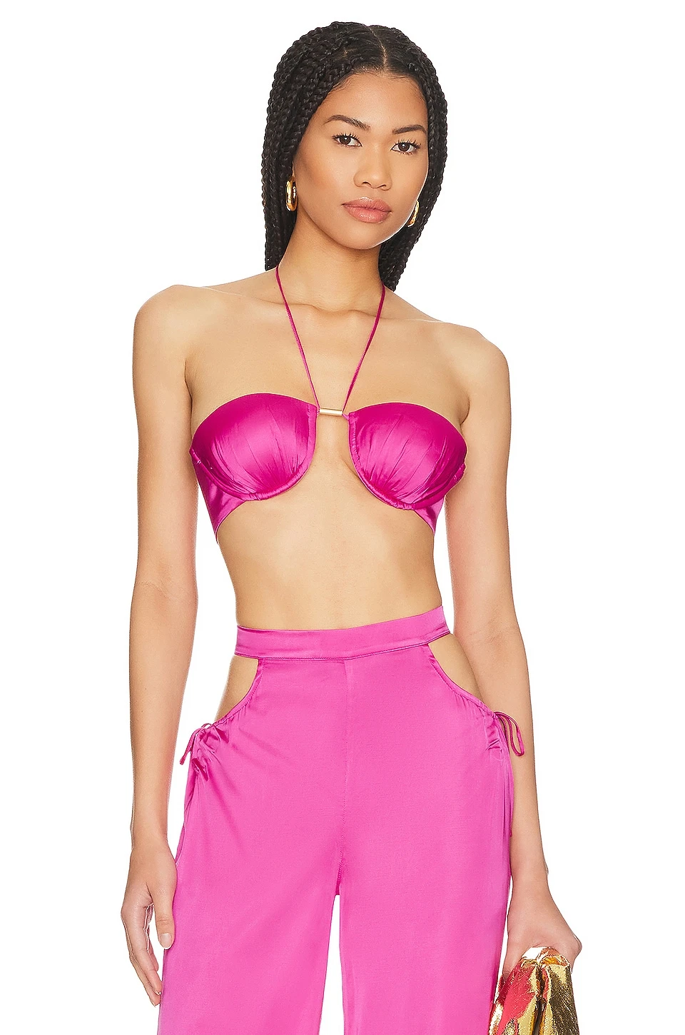 Camila Coelho Vicky Bralette Hot Pink 3 Camila Coelho Vicky Bralette Hot Pink
