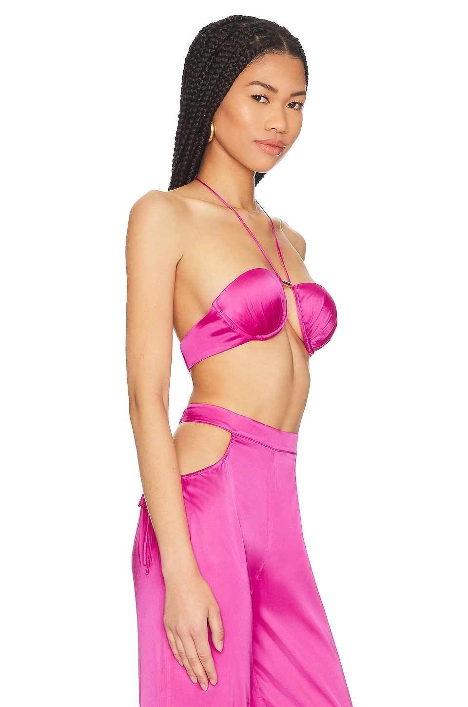 Camila Coelho Vicky Bralette Hot Pink 4 Camila Coelho Vicky Bralette Hot Pink - Image 2