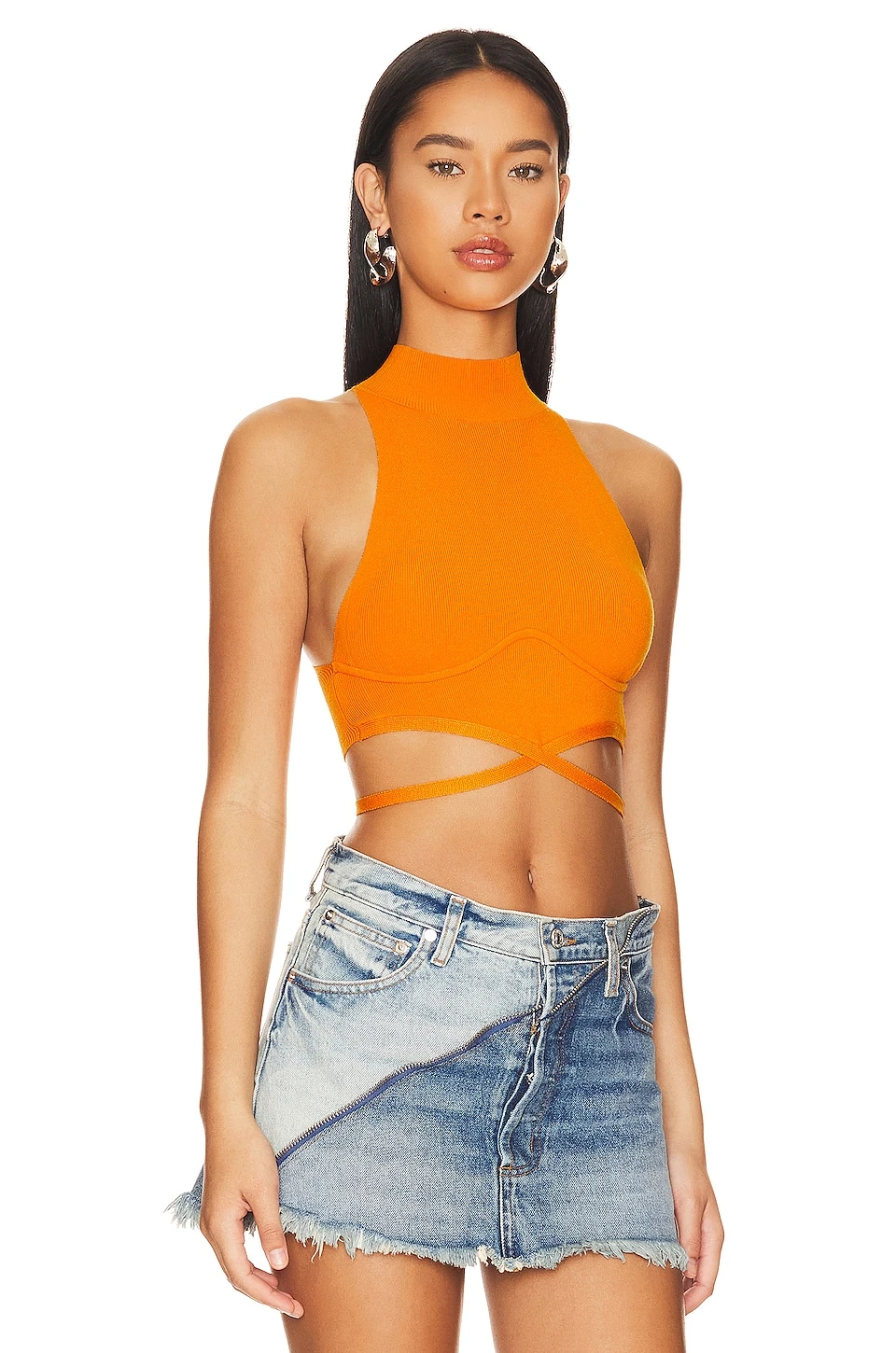 Camila Coelho Adona Top Orange 4 Camila Coelho Adona Top Orange - Image 2