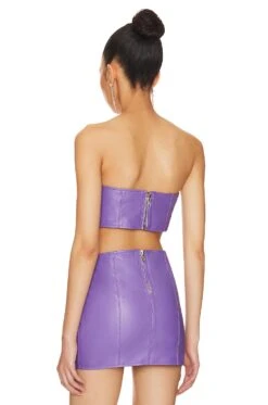 Camila Coelho Leather Tube Top Purple 8 Camila Coelho Leather Tube Top Purple -Camila coelho Sales COEL WS322 V3