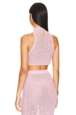 Camila Coelho Cleo Top Pink -Camila coelho Sales COEL WS327 V3