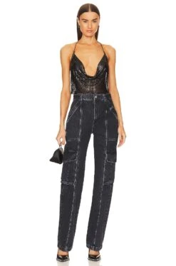 Camila Coelho Charity Top Black 10 Camila Coelho Charity Top Black -Camila coelho Sales COEL WS330 V4