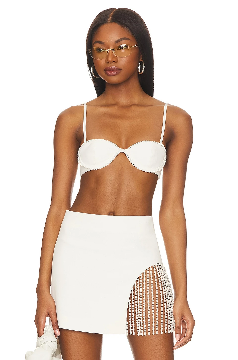 Camila Coelho Camila Bralette Ivory 3 Camila Coelho Camila Bralette Ivory