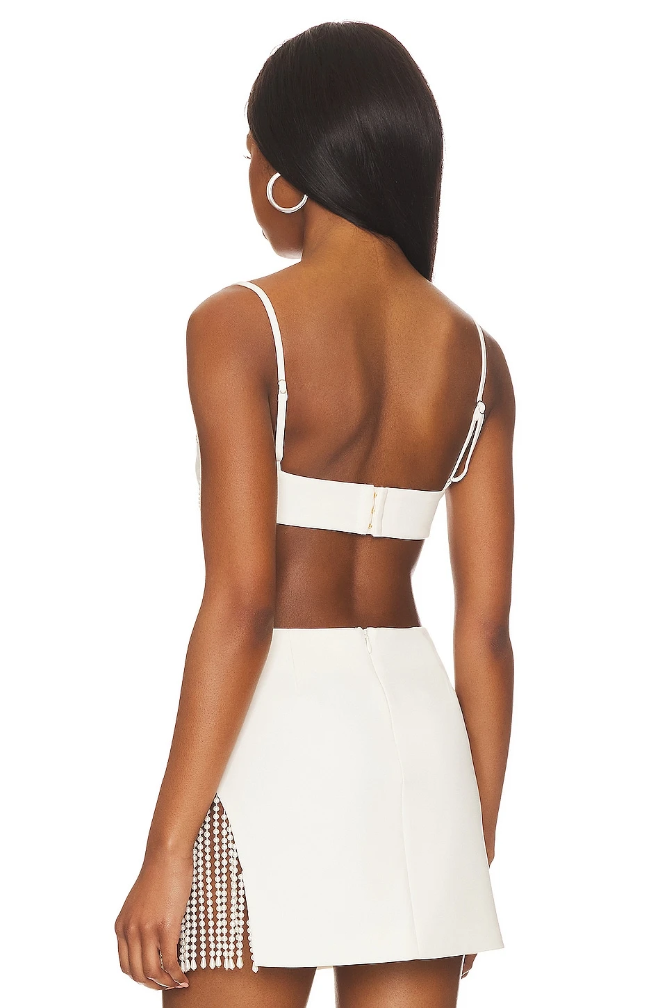 Camila Coelho Camila Bralette Ivory 5 Camila Coelho Camila Bralette Ivory - Image 3