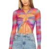 Camila Coelho Jeramie Bodysuit Rainbow -Camila coelho Sales COEL WS335 V1