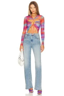Camila Coelho Jeramie Bodysuit Rainbow -Camila coelho Sales COEL WS335 V5