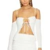 Camila Coelho Stacey Top Ivory 1 Camila Coelho Stacey Top Ivory -Camila coelho Sales COEL WS341 V1