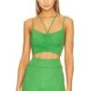 Camila Coelho CAMISETA TIRANTES EMILIA Grass Green -Camila coelho Sales COEL WS343 V1