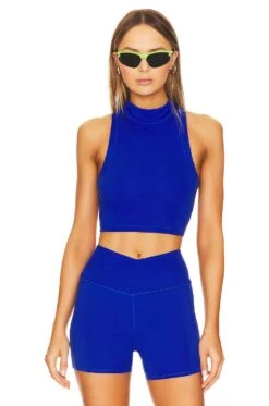 Camila Coelho Clara Tank Royal Blue