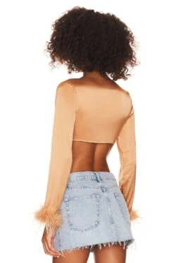 Camila Coelho Kimmy Top Soft Gold -Camila coelho Sales COEL WS349 V3