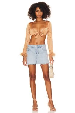 Camila Coelho Kimmy Top Soft Gold -Camila coelho Sales COEL WS349 V4