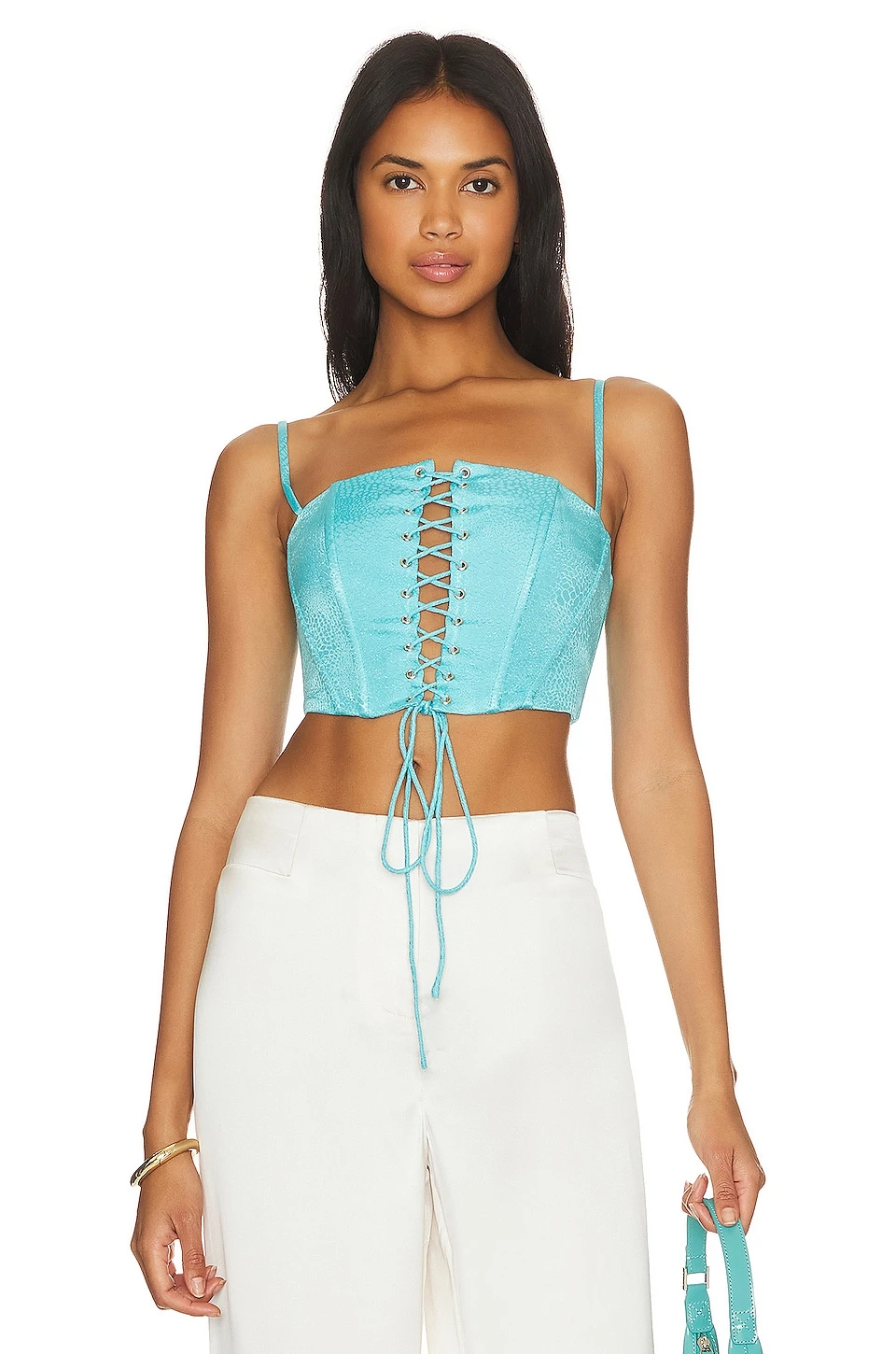 Camila Coelho Natal Top Bright Blue 3 Camila Coelho Natal Top Bright Blue