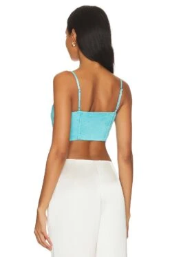 Camila Coelho Natal Top Bright Blue 9 Camila Coelho Natal Top Bright Blue -Camila coelho Sales COEL WS355 V3