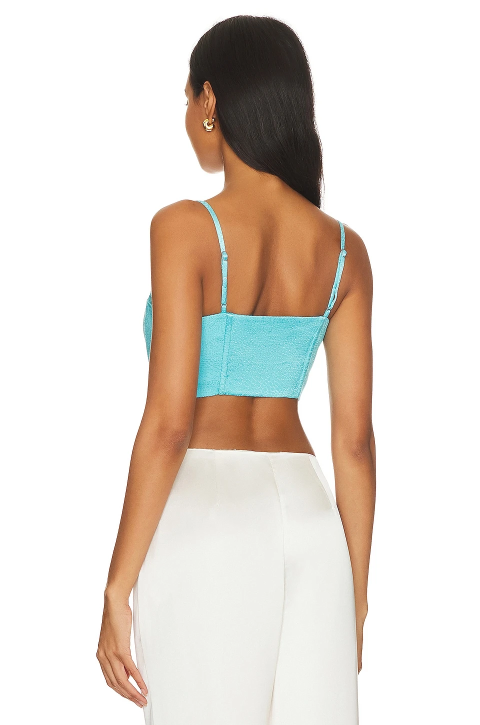 Camila Coelho Natal Top Bright Blue 5 Camila Coelho Natal Top Bright Blue - Image 3