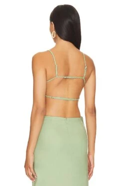 Camila Coelho Rousseau Top Sage Green 8 Camila Coelho Rousseau Top Sage Green -Camila coelho Sales COEL WS359 V3