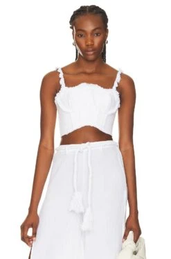 Camila Coelho Ulli Top White