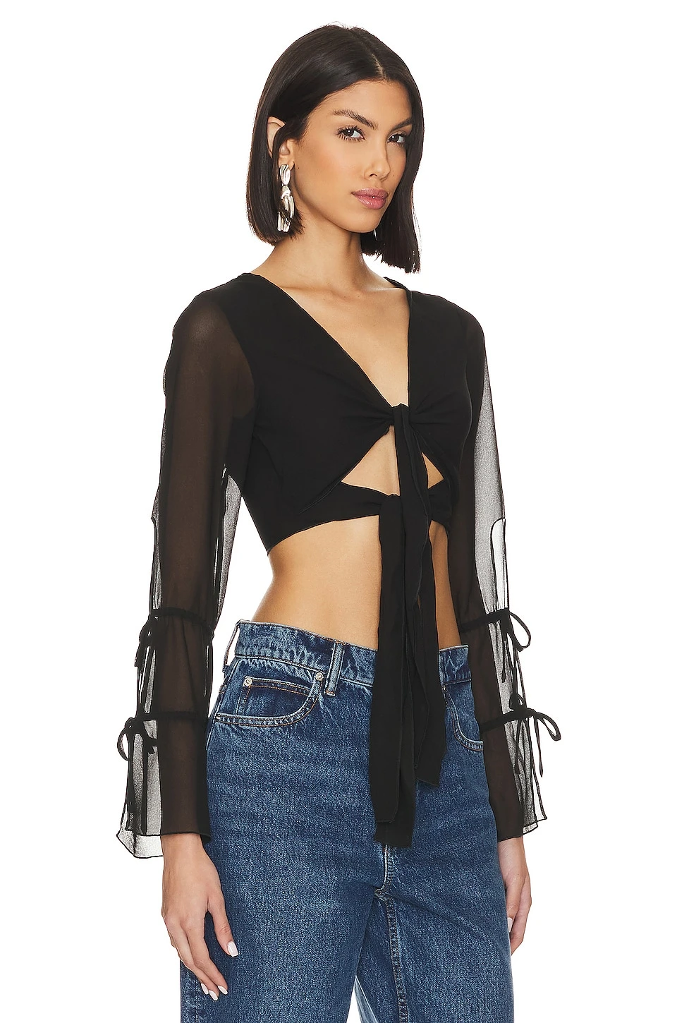 Camila Coelho Marseille Top Black 4 Camila Coelho Marseille Top Black - Image 2