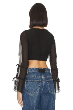 Camila Coelho Marseille Top Black 8 Camila Coelho Marseille Top Black -Camila coelho Sales COEL WS368 V3