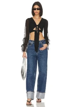 Camila Coelho Marseille Top Black 9 Camila Coelho Marseille Top Black -Camila coelho Sales COEL WS368 V4