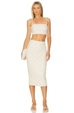 Camila Coelho Veranda Top Ivory -Camila coelho Sales COEL WS369 V4