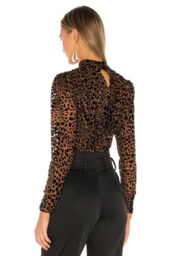 Camila Coelho Kristi Top Brown Leopard 9 Camila Coelho Kristi Top Brown Leopard -Camila coelho Sales COEL WS40 V3