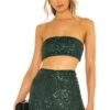 Camila Coelho Calvin Crop Top Green -Camila coelho Sales COEL WS94 V1