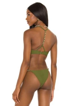 Camila Coelho Kaylane Top Dark Sage -Camila coelho Sales COEL WX102 V3