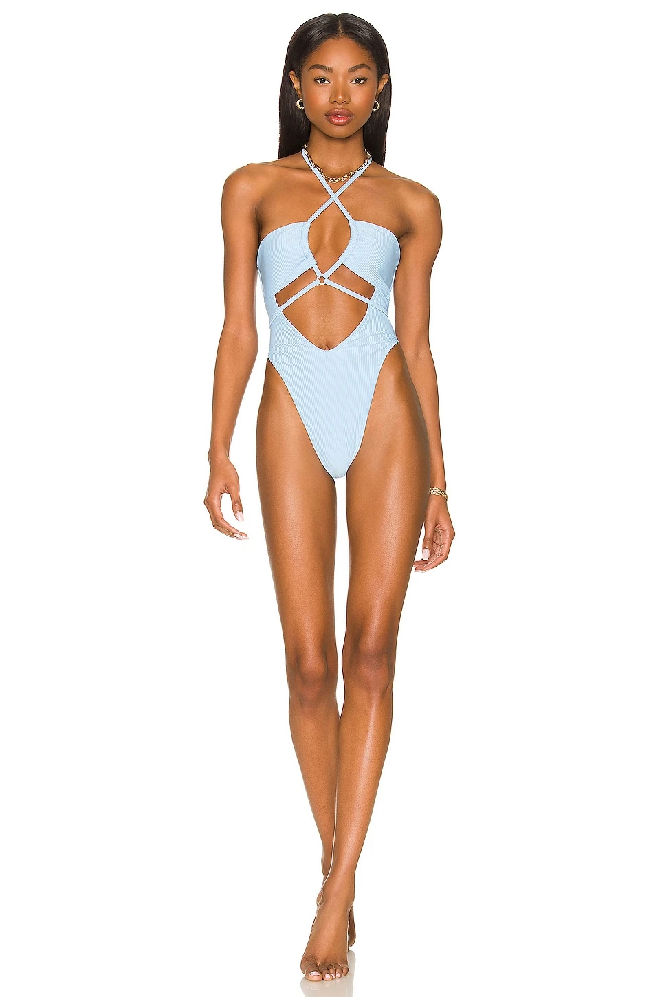 Camila Coelho Catalena One Piece Sky Blue 4 Camila Coelho Catalena One Piece Sky Blue - Image 2
