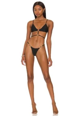 Camila Coelho BAS DE MAILLOT DE BAIN ALITA Black -Camila coelho Sales COEL WX166 V4