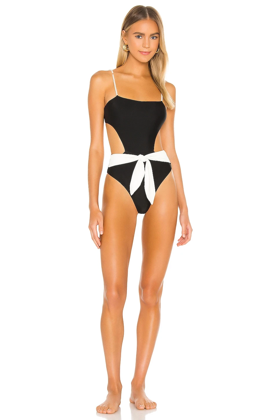 Camila Coelho Beso One Piece Black & White 3 Camila Coelho Beso One Piece Black & White
