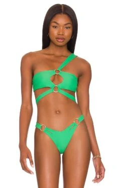 Camila Coelho Kitana Top Green