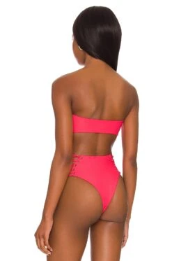 Camila Coelho Paloma Top Hot Coral -Camila coelho Sales COEL WX177 V3