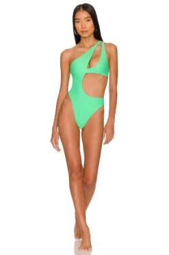 Camila Coelho Kitana One Piece Green