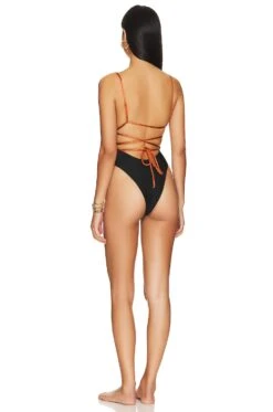 Camila Coelho Angelo One Piece Black & Camel -Camila coelho Sales COEL WX201 V3
