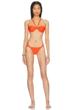 Camila Coelho Artika Top Poppy Orange 9 Camila Coelho Artika Top Poppy Orange -Camila coelho Sales COEL WX205 V4