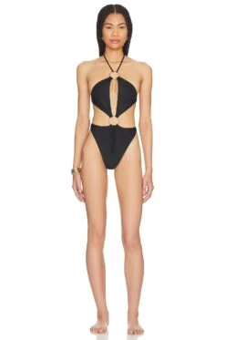 Camila Coelho Agata One Piece Black