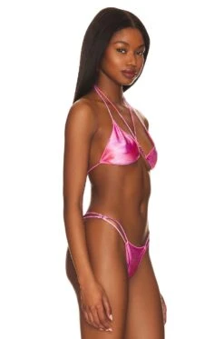 Camila Coelho Ileana Top Pink Sparkle -Camila coelho Sales COEL WX217 V2