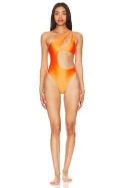 Camila Coelho Kitana One Piece Orange
