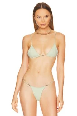 Camila Coelho Marcelo Top Pastel Green