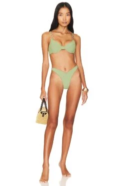 Camila Coelho Giselle Bottom Green -Camila coelho Sales COEL WX238 V4
